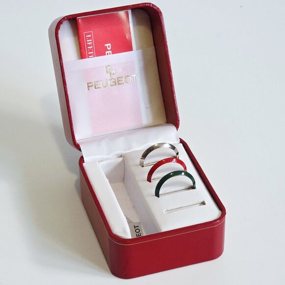 Peugeot Womens Wrist Watch Interchangeable BEZELS ONLY - No Watch - Picture 1 of 15